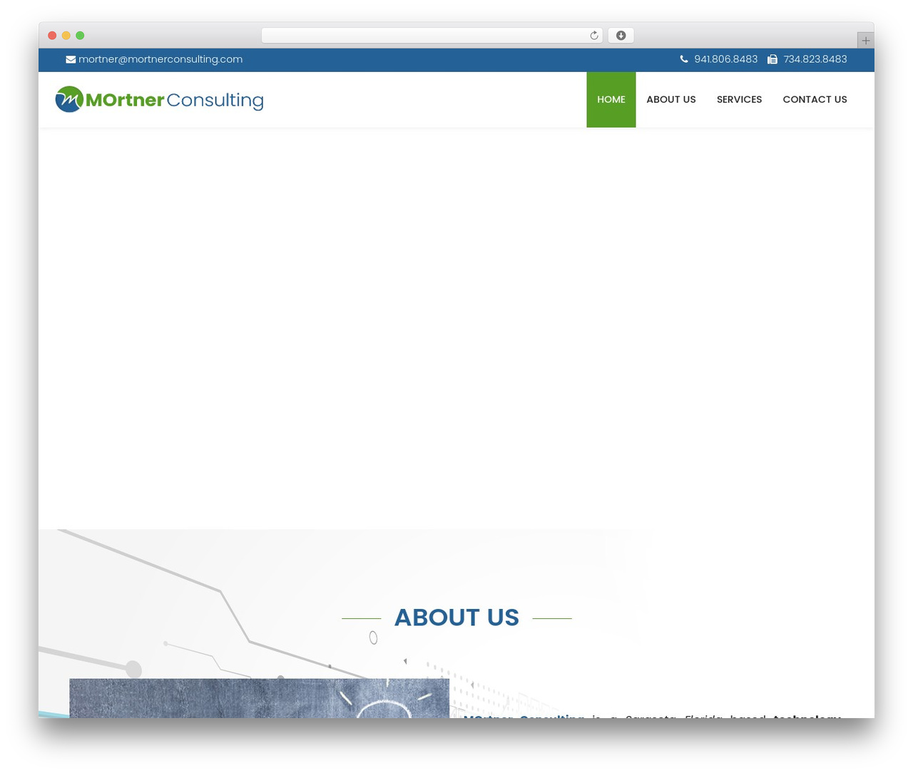 Mortner Consulting business WordPress theme - mortnerconsulting.com
