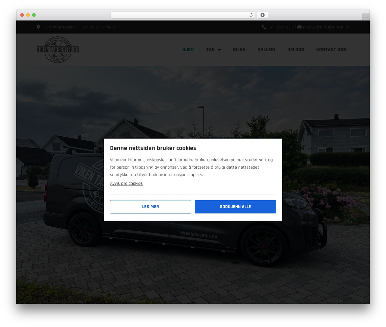 Page Builder Framework WordPress theme - vikentaksenter.no