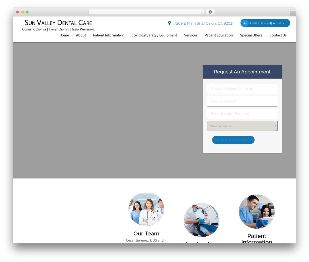 Theme WordPress DoctorGenius Framework - sunvalleydentalcare.com
