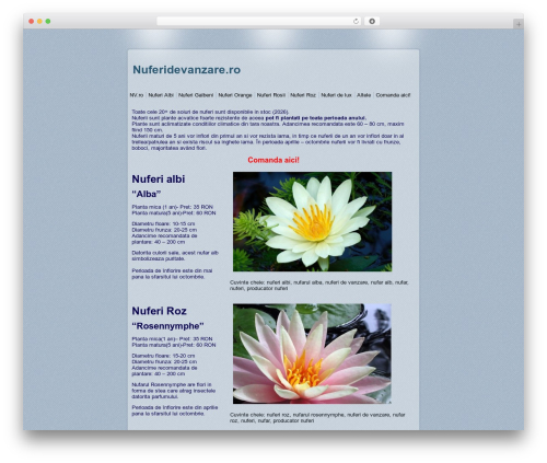 theme1 WordPress theme - nuferidevanzare.ro