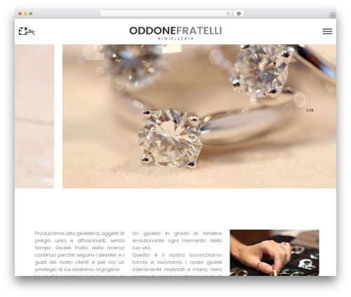 WordPress theme Adios - oddonegioielli.com