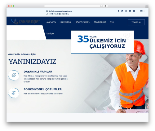 Ht menu WordPress plugin - cankayainsaat.com