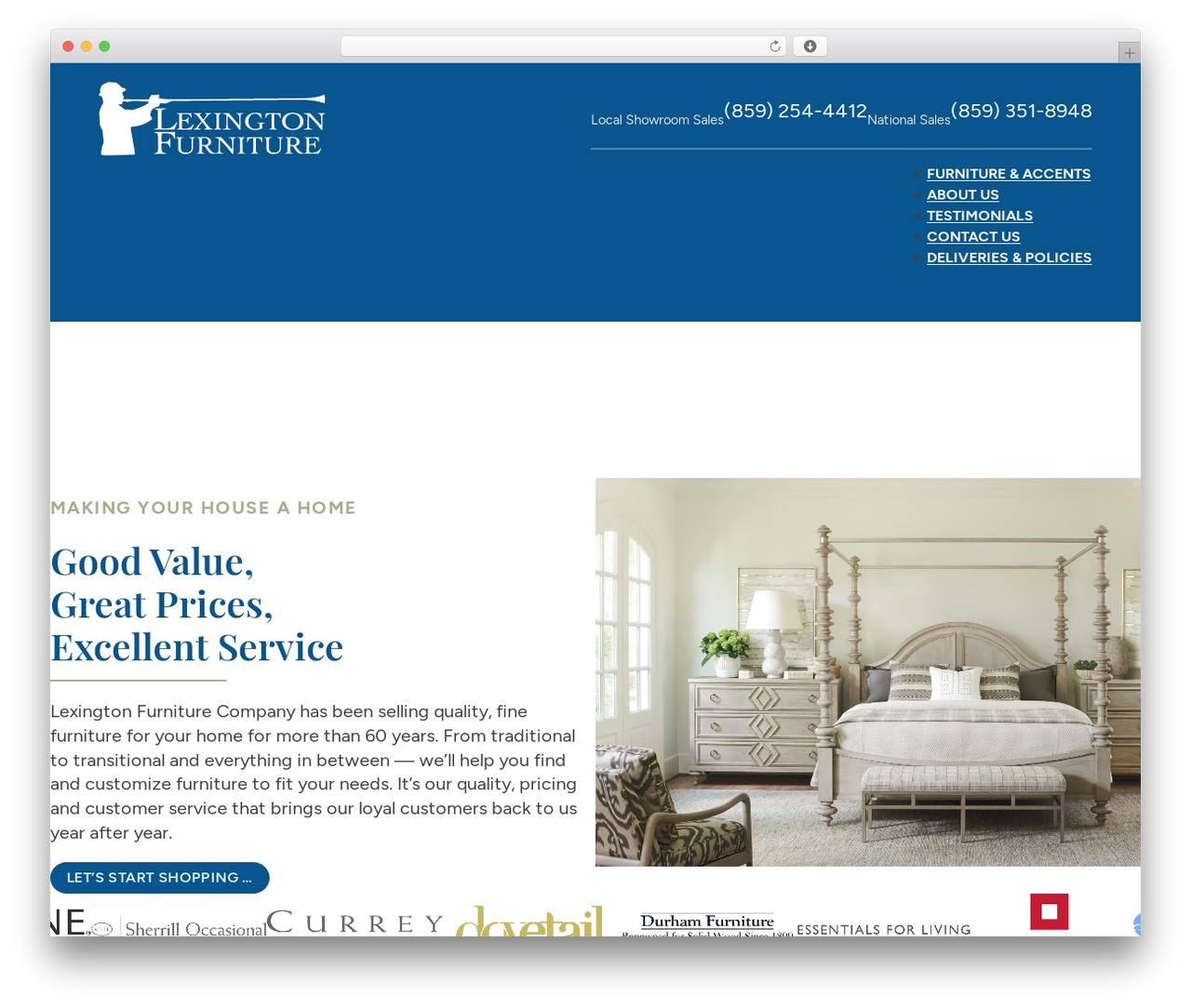 WordPress theme Bricks - lexfurniture.com