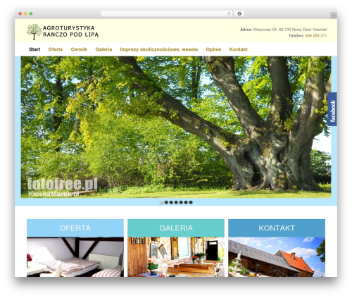 Sme facebook likebox sidebar WordPress plugin - ranczopodlipa.pl