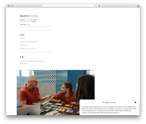 WordPress theme Kathy - duskodesign.com