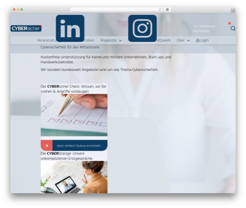 ACB Theme theme WordPress - transferstelle-cybersicherheit.de