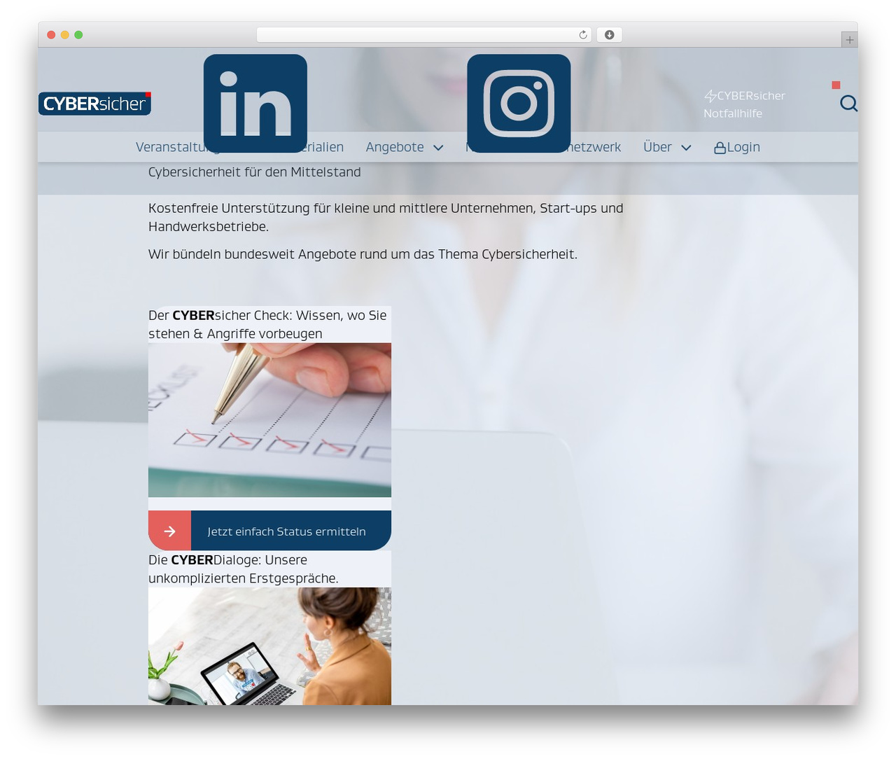 ACB Theme theme WordPress - transferstelle-cybersicherheit.de