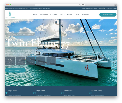 Yacht cya WordPress plugin - chartertwinflame.com