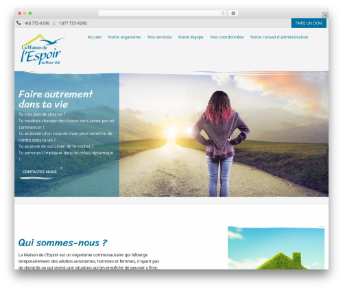 _g-base WordPress theme - lamaisondelespoir.com