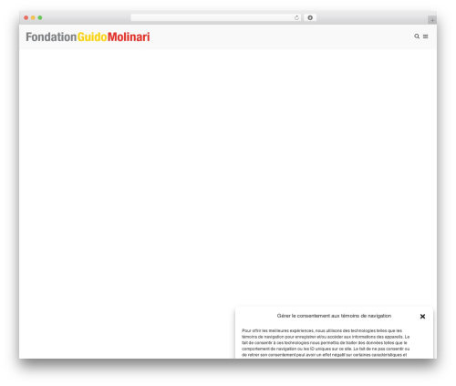 GeneratePress WordPress theme - fondationguidomolinari.org