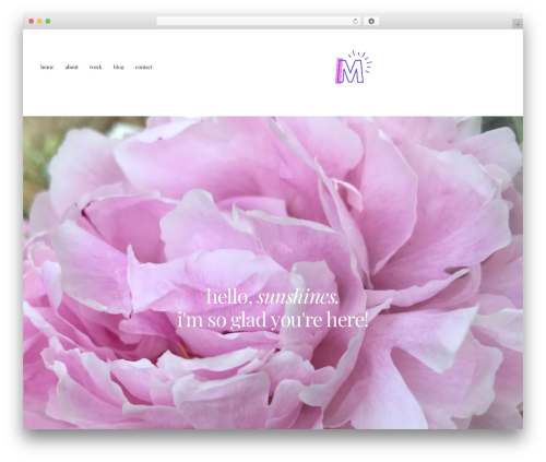 Genesis theme WordPress - malarayofsunshine.com