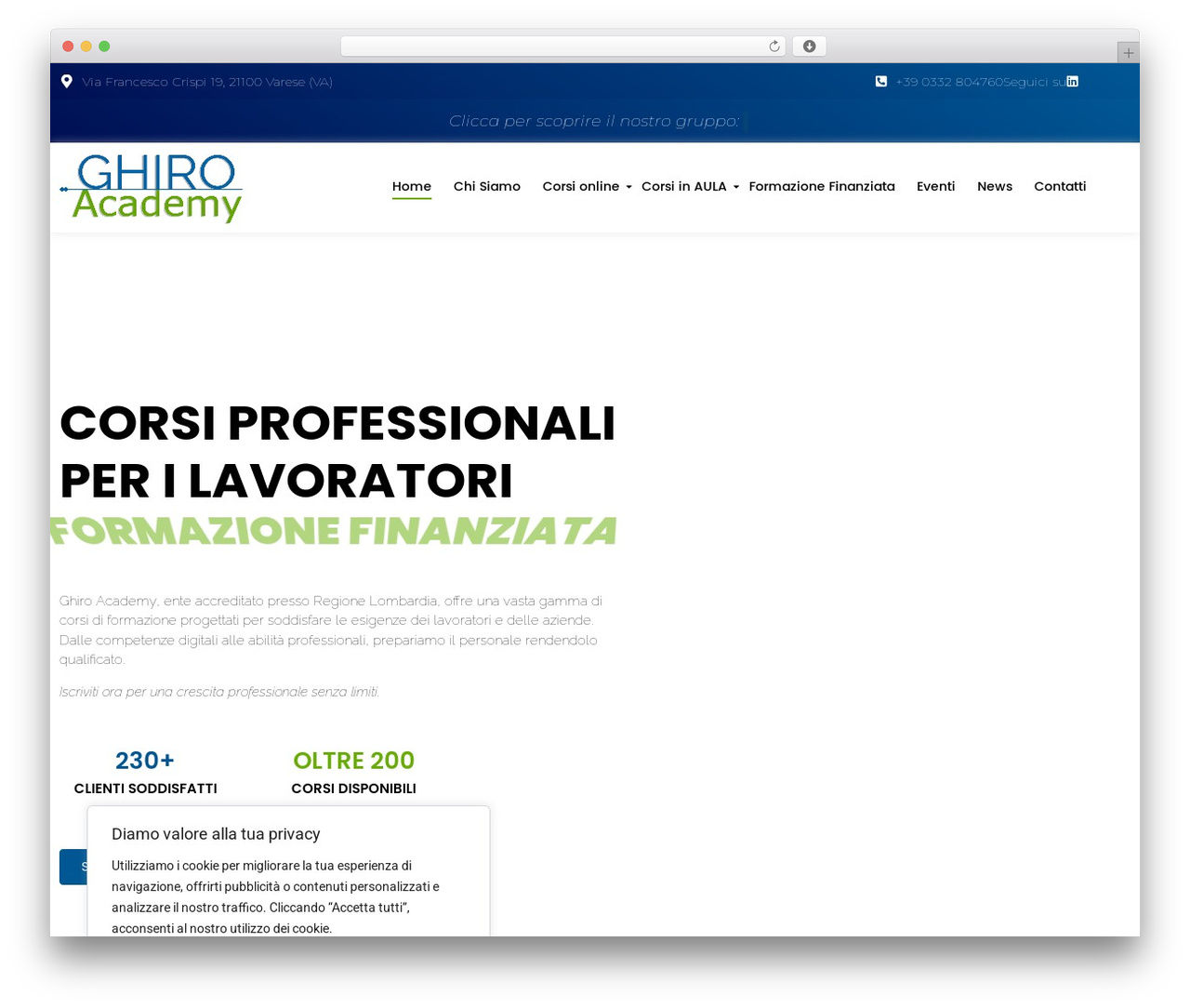 Hello Elementor WordPress theme - ghiroacademy.it