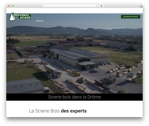 Provence Sciage top WordPress theme - provence-sciage.com