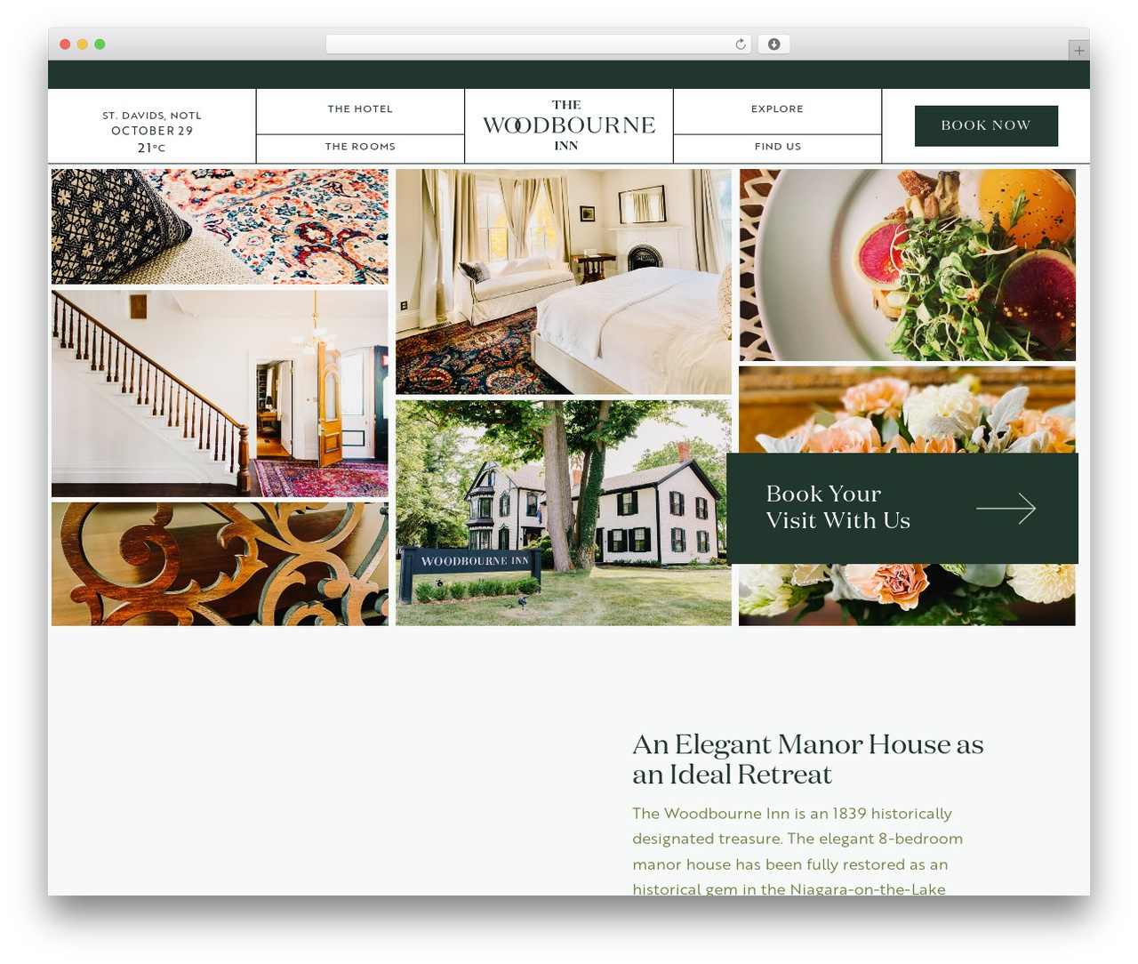Punchcard WordPress theme - woodbourneinn.com
