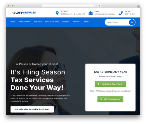 TANDA WordPress theme - myservicesusa.com