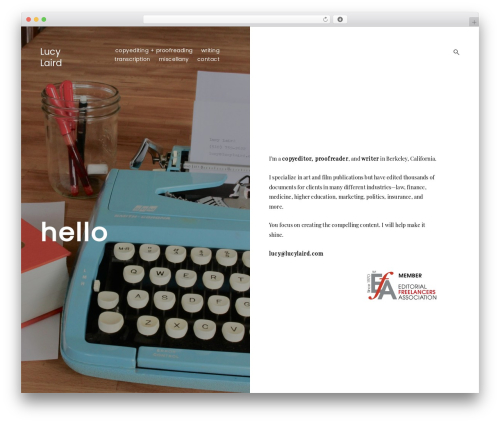 Theme WordPress Aperitive. - lucylaird.com