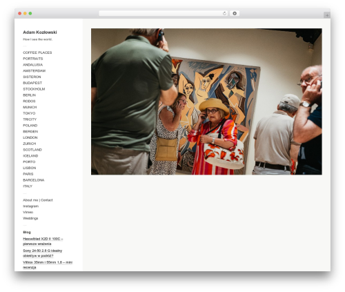 Theme WordPress Touchfolio - adamkozlowski.pl