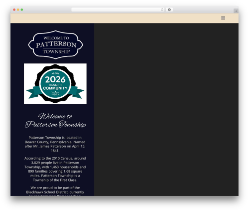WordPress theme Divi - pattersontwp.com