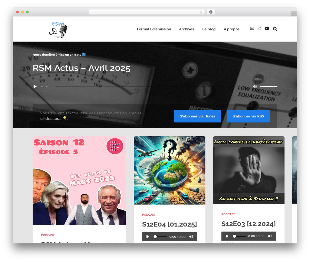 WordPress theme Podcaster - radioschuman.fr WordPress theme Podcaster - radioschuman.fr