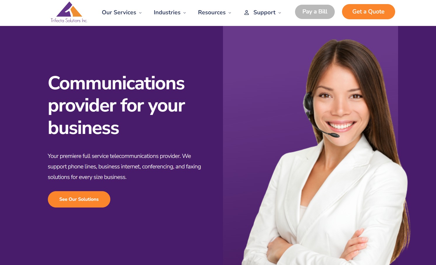 WordPress theme Trifectaphone Theme by Flytonic
