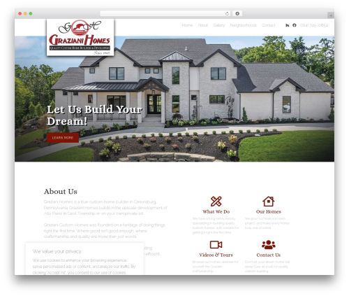 Azure Basic premium WordPress theme - grazianihomes.com Azure Basic premium WordPress theme - grazianihomes.com