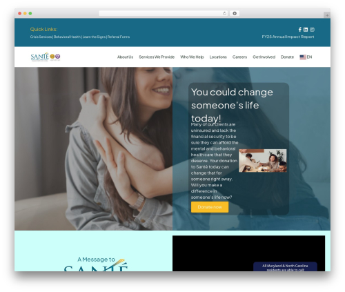 Beaver Builder Theme WordPress page theme - thesantegroup.org