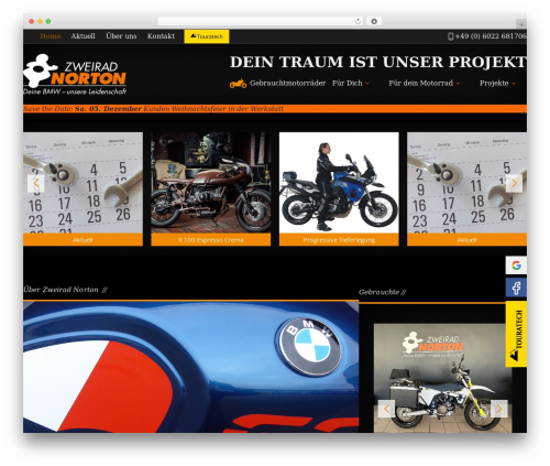 Blocksy WordPress theme - zweirad-norton.de