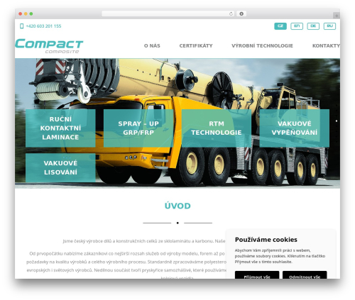 Im cookie bar WordPress plugin - compact-composite.cz