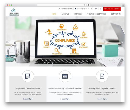 Default Theme WordPress theme - kalp.co.in