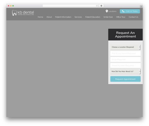 DoctorGenius Framework WordPress theme - kbdental.com