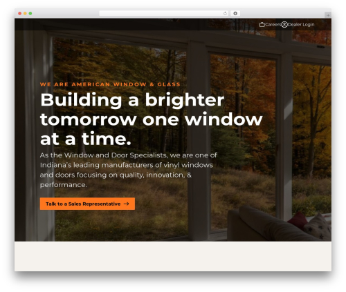 FX WordPress theme - americanwindowandglass.com