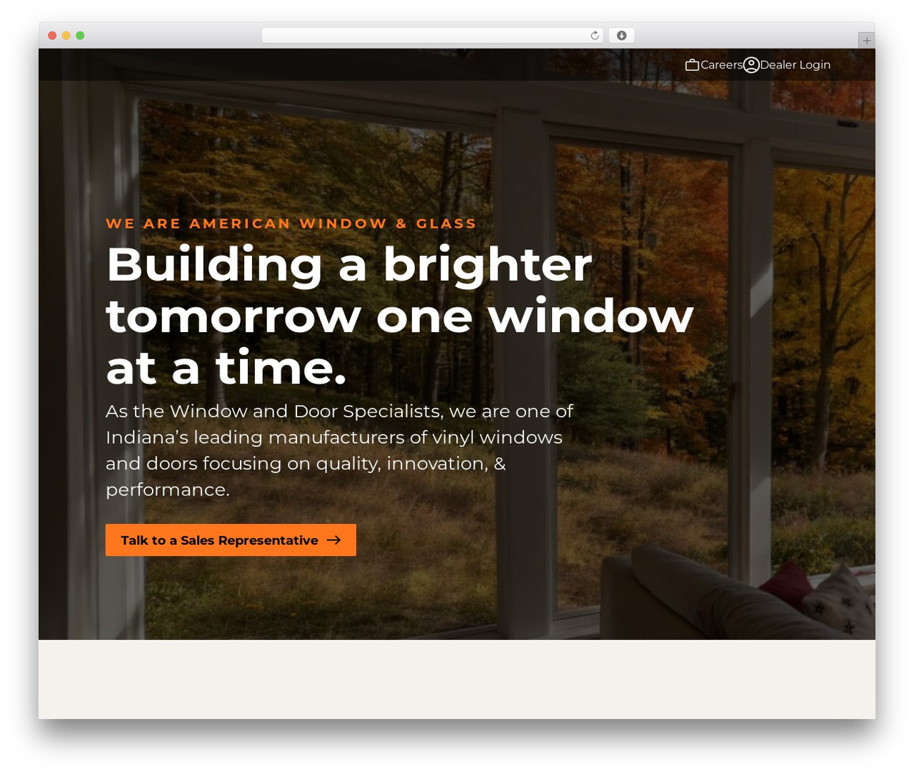 FX WordPress theme - americanwindowandglass.com