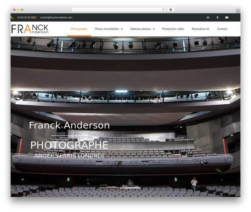 Hello Elementor free WordPress theme - franck-anderson.com