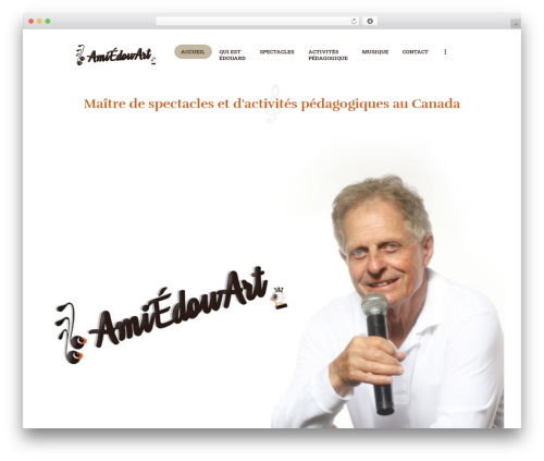 Rhythmo WordPress theme - edmicha.com