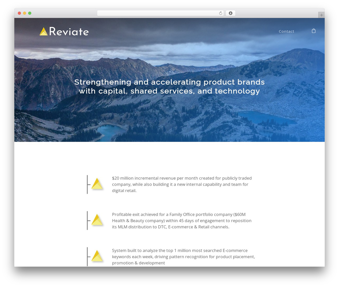 Salient theme WordPress - reviate.com
