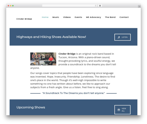 Soundrise music WordPress plugin - cinderbridge.com