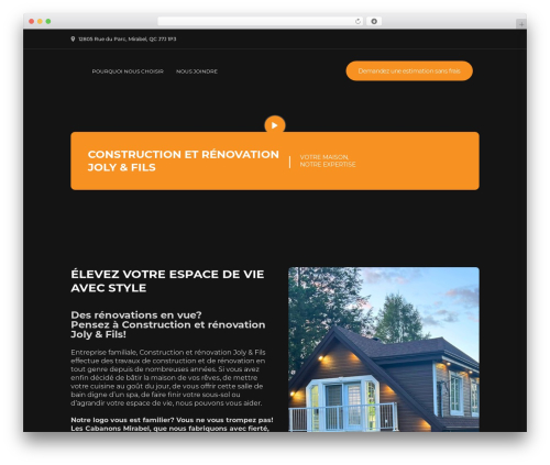 Theme WordPress Bubble - constructionjolyfils.com