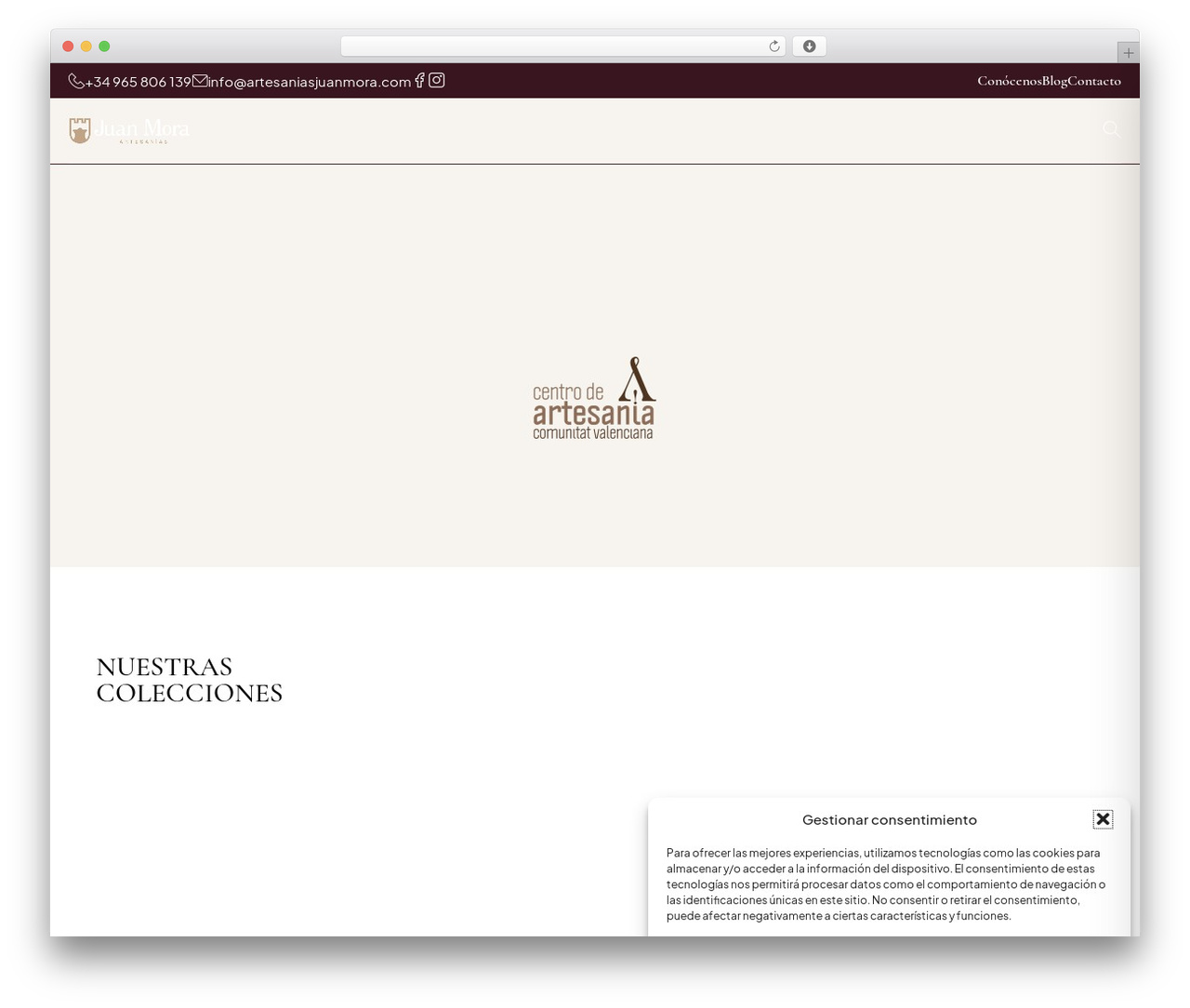 Theme WordPress CozyCorner - artesaniasjuanmora.com