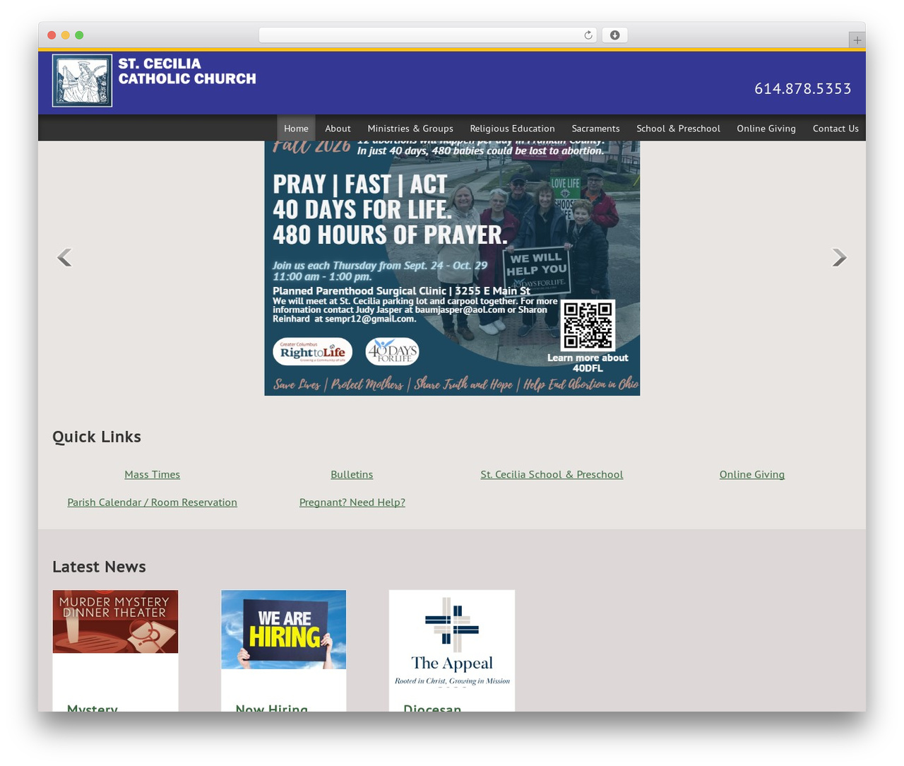 Theme WordPress Developer Theme - saintceciliachurch.org