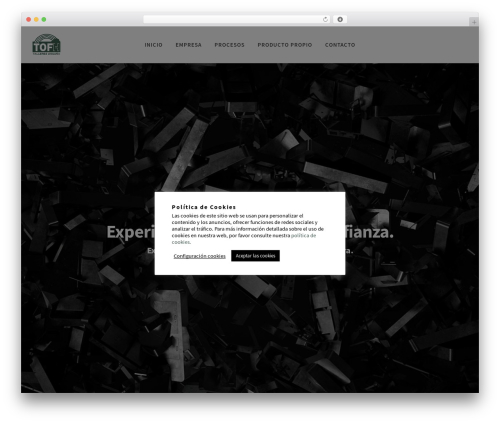 WordPress theme DNA Theme - industriastofh.com
