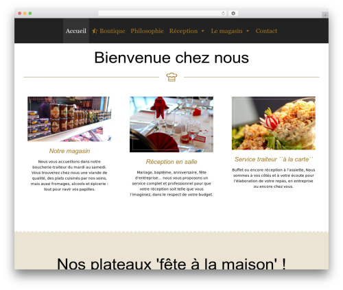 WordPress theme Bon Appetit - traiteur-saint-laurent.be