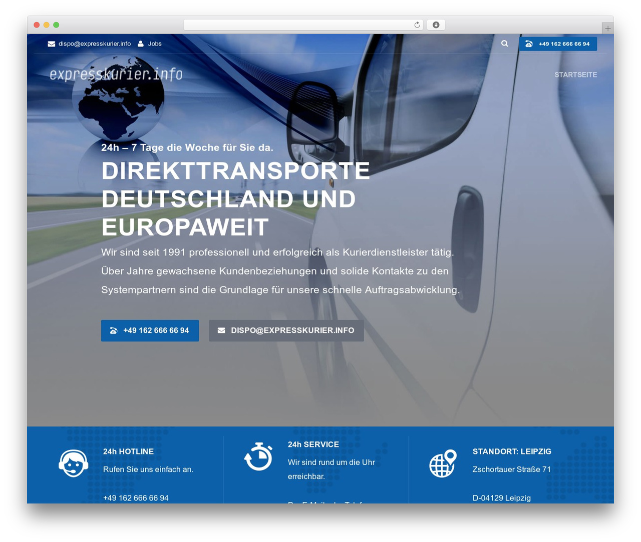 WordPress theme Cargo - expresskurier.info