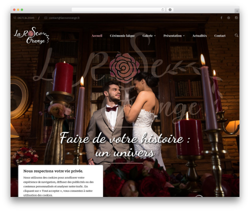 Evatheme core WordPress plugin - laroseorange.fr