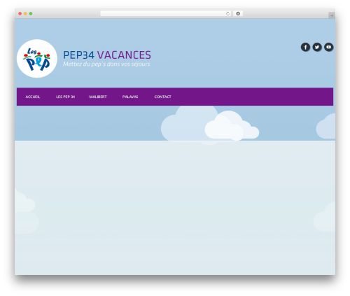 WordPress website theme theme51346 - pep34vacances.com