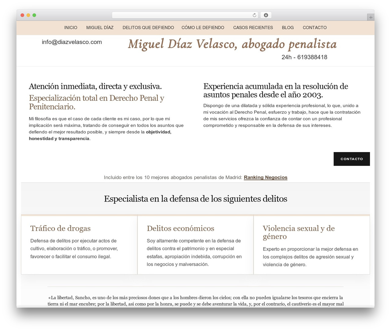 WP Bootstrap Starter theme WordPress free - diazvelasco.com