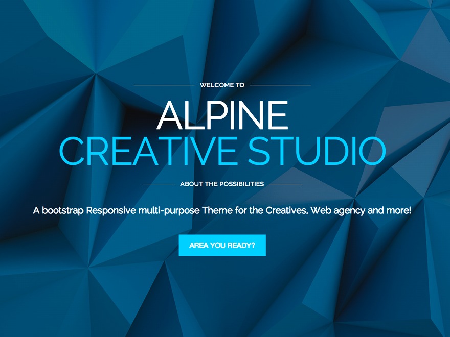 Alpine WordPress theme by MilkshakeThemes
