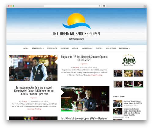 Tables generator pro WordPress plugin - rheintalopen.eu