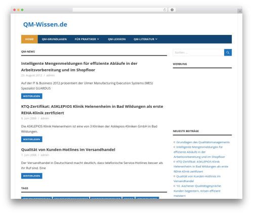 Beetle WordPress theme design - qm-wissen.de Beetle WordPress theme design - qm-wissen.de