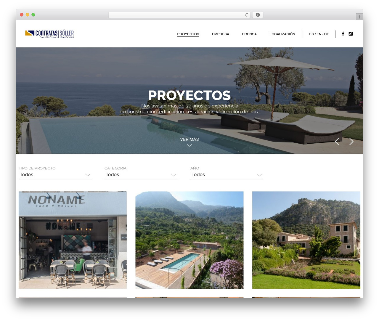 Contratas Sóller WordPress theme - contratassoller.com