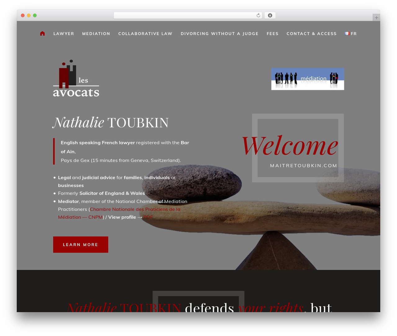 Divi WordPress theme - maitretoubkin.com